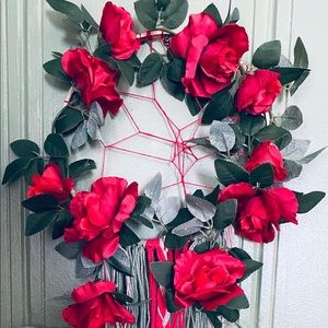 Poison ivy supervillain inspired dreamcatcher